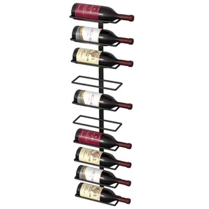 Weinregal Hängeregal Wandregal Flaschenregal 98cm aus Metall für 10 Flaschen DE - Bild 1 von 11