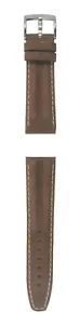 Neu hochwertiges Marken Uhrenarmband original Camel Active 22mm Leder braun #70 - Bild 1 von 1