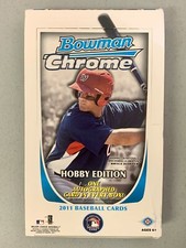 EMPTY 2011 Bowman Chrome Hobby Box w/ Images of Bryce Harper Nationals NO Cards