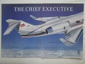 9/1985 PUB ROLLS-ROYCE TAY ENGINE GULFSTREAM IV EXECUTIVE JET ORIGINAL ANZEIGE - Bild 1 von 1