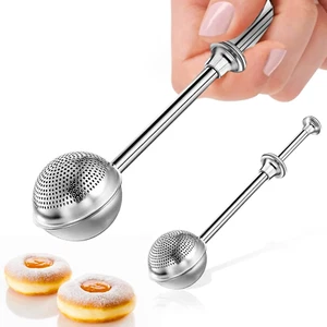 Powdered Sugar Flour, Powdered Sugar Shaker Duster Flour Dispenser Shaker with 1 - Picture 1 of 12