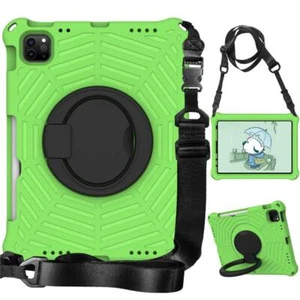 Strap Case iPad 10 9 8 7 th 10.2 5th 6th 9.7 Air 3 4 5 Pro 11 Mini 6 Kids Cover - Picture 1 of 28