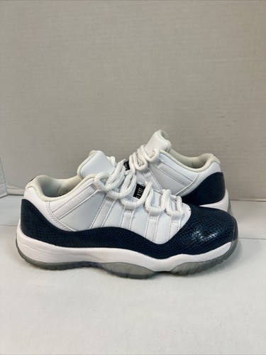 Jordan 11 pelle di serpente retrò bassa GS navy 2019 taglia 6Y usata CD68647 102
