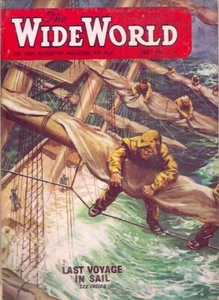 THE WIDE WORLD-the magazine for men-JUNE 1958-LAST VOYAGE IN SAIL. - Picture 1 of 3