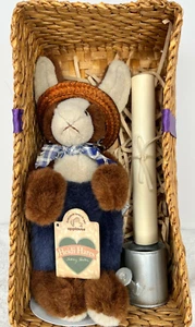 Heidi Hares McGregor 12" Rabbit With Stand, Certificate & Basket (Ltd Edition) - Picture 1 of 11
