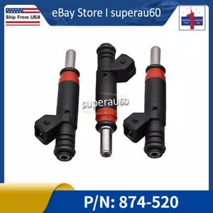 3Pcs Fuel Injector For Sea Doo 420874520 874520 GTX RXP RXT Wake Speedster 2003+ - Foto 1 di 12