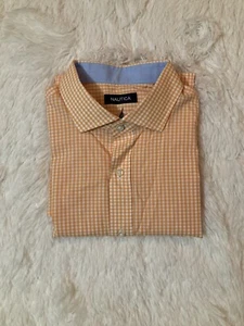 S2 NAUTICA Button Down Dress Shirt - Plaid - Men's 16.5 32/33 - Picture 1 of 4