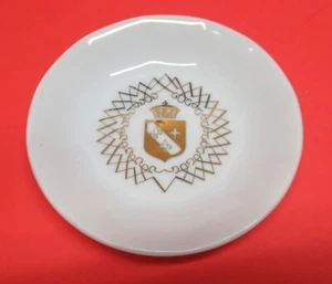 vtg ROYAL ORLEANS HOTEL ashtray/pin tray 22kt gold NEW ORLEANS LOUISIANA - Picture 1 of 3