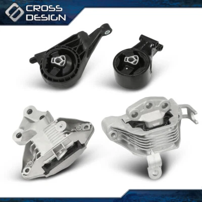 4件装发动机和变速器安装套装适用于雪佛兰科鲁兹2011-2016 1.8L自动变频器 — 第 1/4 张图片