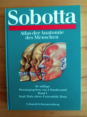Johannes Sobotta: Atlas der Anatomie des Menschen - Band 1: Kopf, Hals, ... - Bild 1 von 4