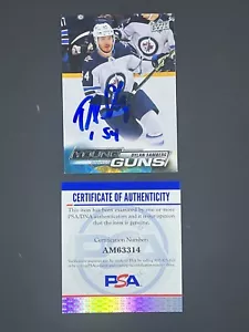 Dylan Samberg Signed 2022-23 Upper Deck Young Guns RC IP Auto PSA/DNA Jets - Picture 1 of 2