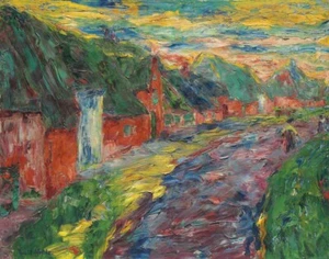 Emil Nolde Friesenhauser Canvas Print 16 x 20 - Picture 1 of 5