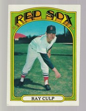 1972 Topps #   2 Ray Culp Boston Red Sox EX 