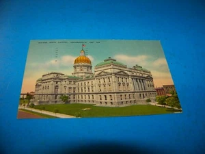 Indiana State Capitol Indianapolis, Indiana Vintage 1951 - Picture 1 of 2