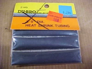DU-BRO 2149 = 3/8" DIAMETER HEAT SHRINK TUBING (NEW)  - Picture 1 of 1