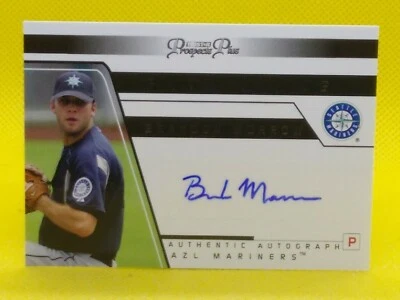 Brandon Morrow 2006 Tristar Farm Hands AUTOGRAPH #FH-33 Seattle Mariners - Image 1 of 2