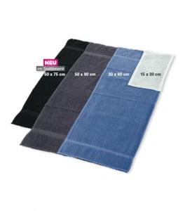 Efalock Handtuch economy schwarz 50x75 cm - Bild 1 von 1
