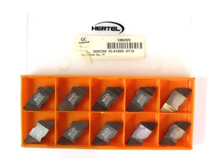 (10) NIB Hertel IG-4125R HT10 Carbide Inserts - Picture 1 of 3
