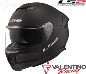 LS2 FF808 FULL STREAM II MATT BLACK MATTE HELMET SIZE M 57/58cm - Picture 1 of 1