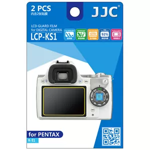 JJC LCP-KS1 LCD Film Camera Screen Display Protector for PENTAX K-S1 Guard Film - Picture 1 of 3