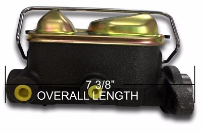 Dual reservoir master cylinder 1964-69 Ford Mustang, disc/drum Ford correct  - Image 1 of 4
