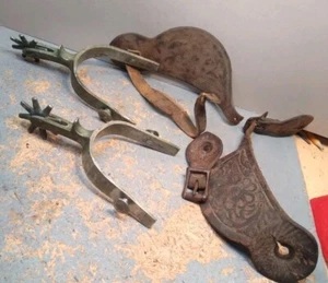Vintage Stern Stahl Silber Sporen, Buermann - Bild 1 von 14