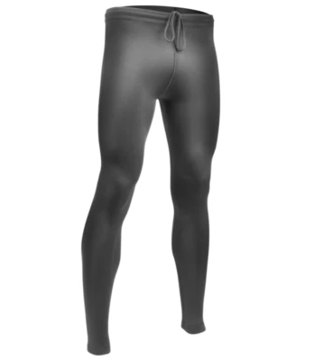 Aero Tech BIG Men's USA Classic Black Spandex UNPADDED Workout Tights - Image 1 of 4