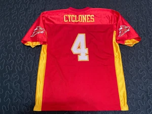 Vtg Iowa State Cyclones #4 Jersey Austen Arnaud? Mens Adult Large KA Inc - Picture 1 of 7