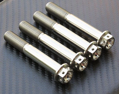 4x Titanium Front Caliper Bolts  60mm for MV Agusta F4 312RR 1078 - Image 1 of 4