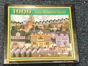 JANE WOOSTER SCOTT Americana 1000 piece jigsaw puzzle CELEBRATION OF AMERICA - Picture 1 of 2