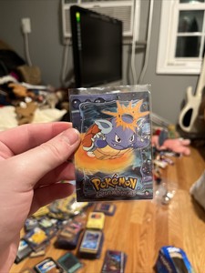 Wartortle 1999 Topps Pokemon First Movie E8 of 12 Stage 2  Blue label logo MINT.