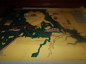 Early Texas Trail Map Grapevine Prairie Fort Preston Cross Timber Eagle Ford - Picture 1 of 9