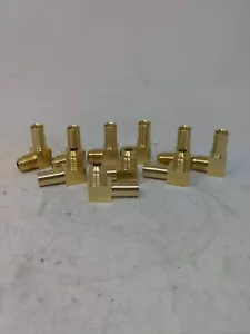 Brass 3/8" X 1/4" 90 Degree L Fitting. 3/8 Male 1/4" Female (Lot of 10) - Picture 1 of 3