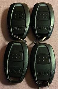 OEM VIPER KEYLESS 1B REMOTE START KEY FOB TRANSMITTER - LOT X4 - FCC: EZSDEI471H - Picture 1 of 4
