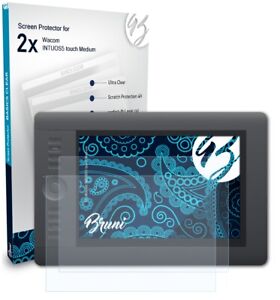 Bruni 2x Protective Film for Wacom INTUOS5 touch Medium Screen Protector