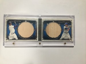 2014 Topps Museum Hanley Ramirez & Adrian Gonzalez Jumbo Game Used BAT 5/5