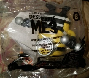 McDonald's Despicable Me 3 Minions Happy Meal Toy #8 Pumping Iron Minion 2017NEW - Picture 1 of 1