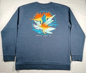 O'Neill Sweatshirt Large Mens Blue Pullover Crewneck Beach Surf - Picture 1 of 13