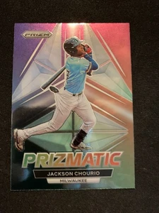2023 Panini Prizm Prizmatic Jackson Chourio #P17 - EX - Please Read - Picture 1 of 2