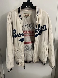 Vintage 1955 Brooklyn Dodgers World Series Jacket Hong Kong tag - Picture 1 of 3