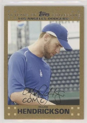 2007 Topps Update Gold /2007 Mark Hendrickson #UH25 - Image 1 of 2