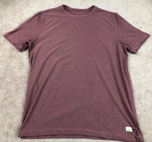 Vuori Strato Heather Maroon Short Sleeve Tee Size Small - Picture 1 of 5