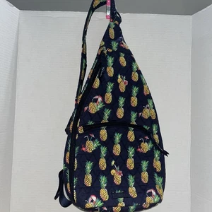 Vera Bradley Toucan Party Pineapple Sling Back Pack Bag - Picture 1 of 6