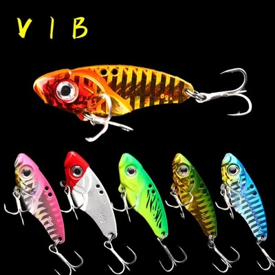 6er Pack Metal Vib Blade Lure 5-20g Sinking Vibration Baits Vibe Barsch Zander - Bild 1 von 4