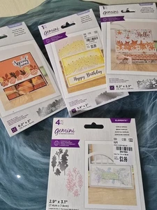 4 Packs Of Dies crafters companion gemini dies - Picture 1 of 18