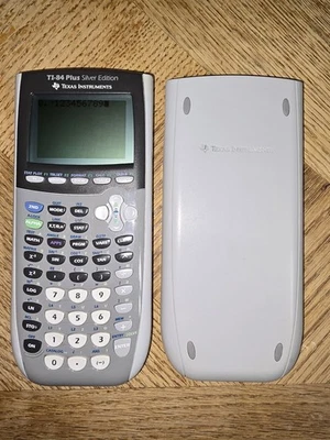 Texas Instruments TI-84 Plus Silver Edition Graphing Calculator Tested W/Cover - Image 1 of 3