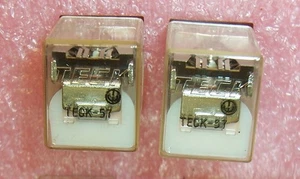 Menge (5) Teck-57 Teck 8 Pin DPDT 24Vdc 1200 Ohm RELAIS NOS - Bild 1 von 4