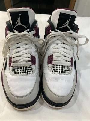 Talla 9 - Jordan 4 Retro x Paris Saint-Germain Burdeos 2020 Foto 1 de 4