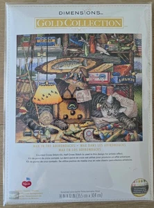 DIMENSIONS CROSS-STITCH KIT  #35088 MAX IN THE ADIRIONDACKS - Picture 1 of 2