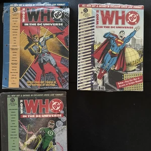 Whos Who in the DC Universe #14 #3 #6 NEU Sealed Loose Leaf Edition 1991 - Bild 1 von 5